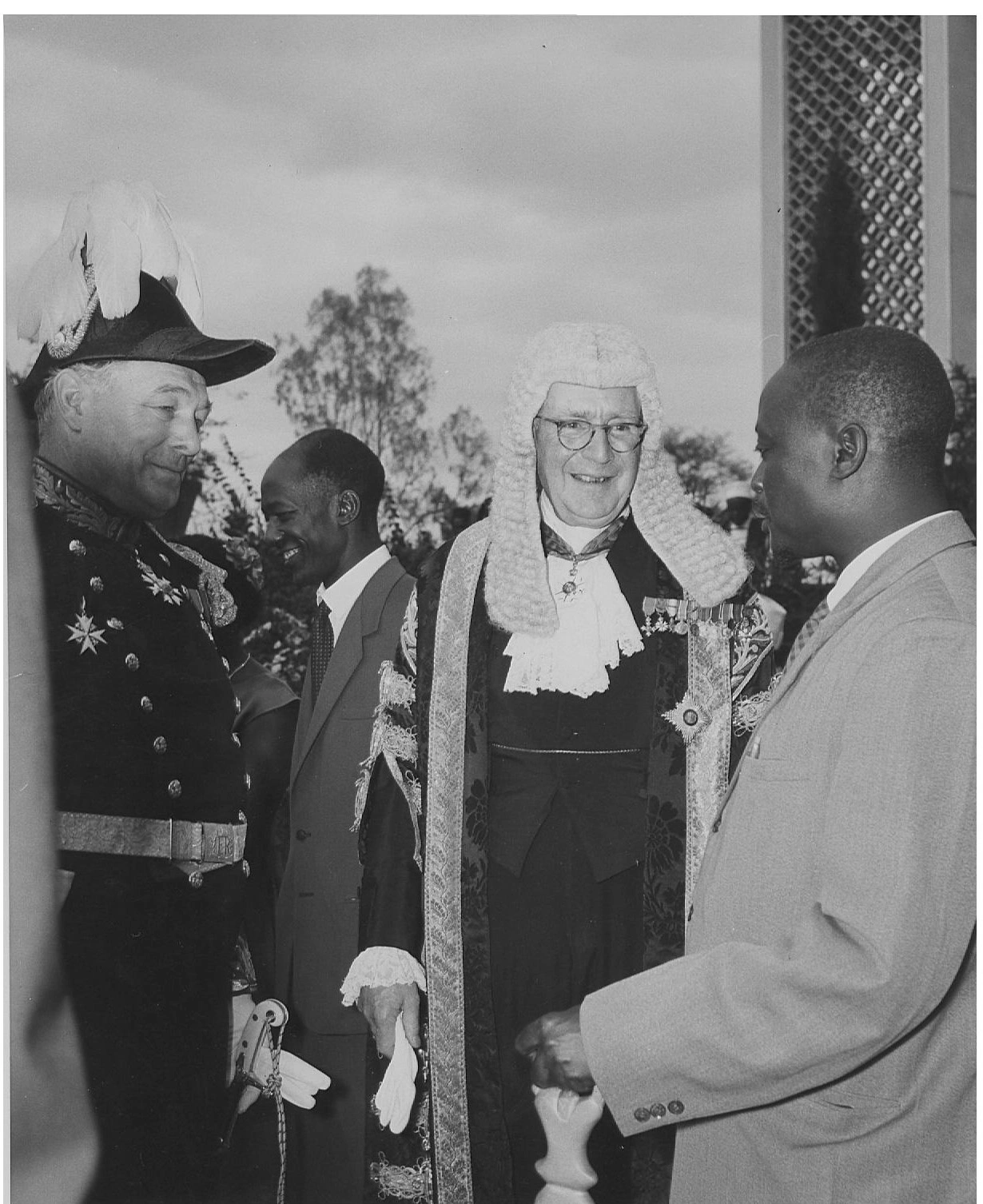 Governor of Kenya Sir Patrick Renison being introduced to Oginga Odinga_27th Oct 1959.webp