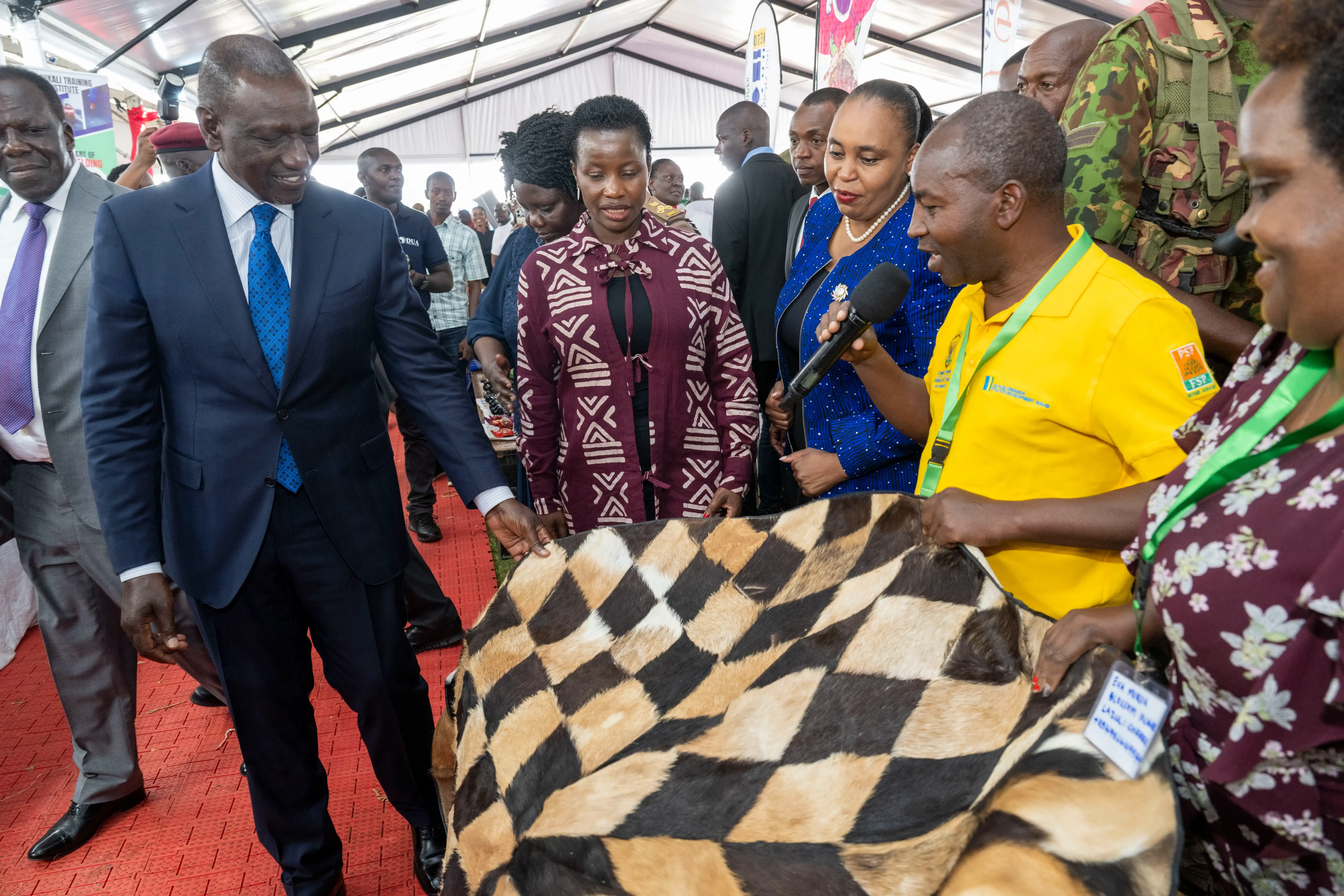 President William Ruto officially launching the 25th East African Community MSMEs Trade Fair at uhuru Gardens Nairobi_11.11.2025