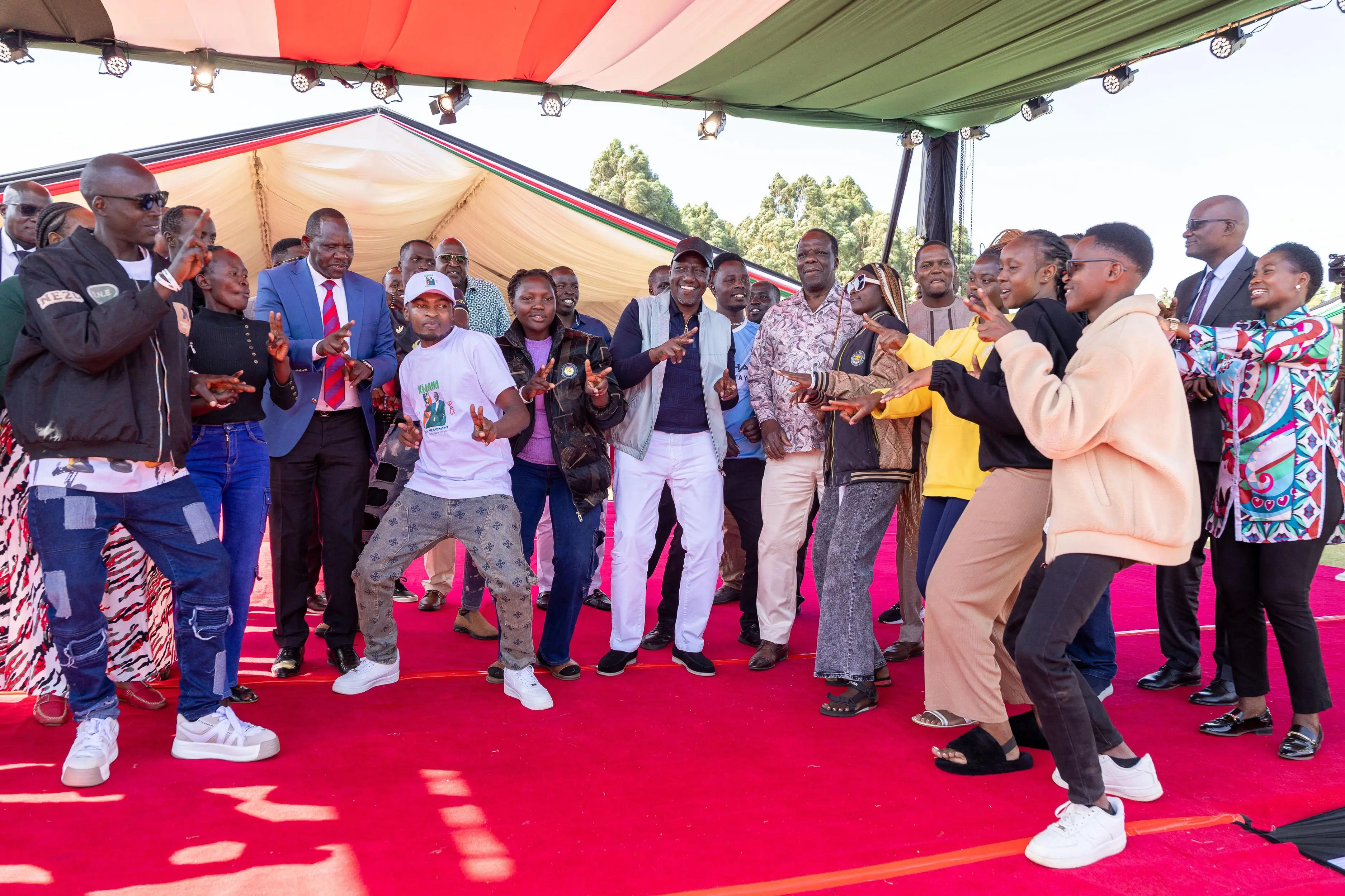 President William Ruto presiding over the disbursement of the NYOTA North Rift Cluster business start-up capital in Eldoret_8.1.2026