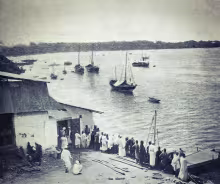 The first Europeans at the coast
